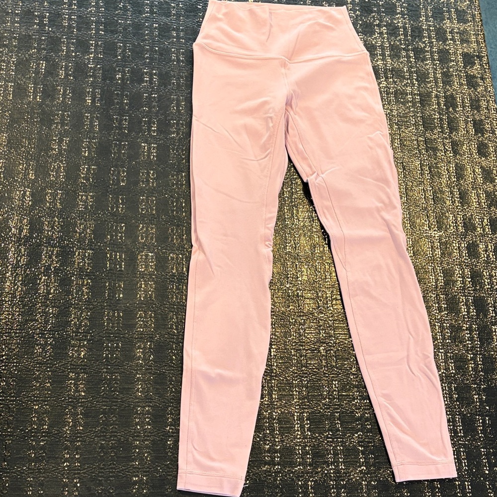 lululemon athletica Pink Peony align Leggings HR 28” *good as new condition